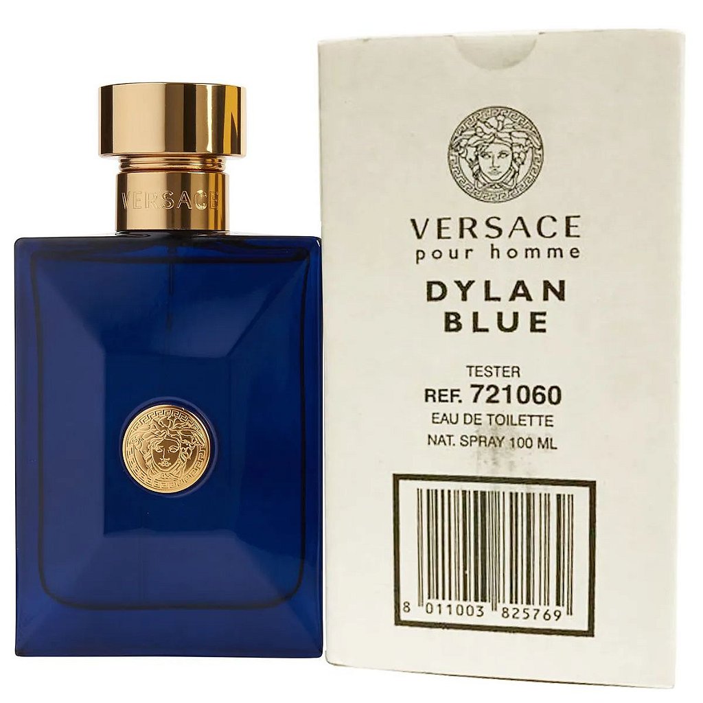 Caixa Tester Dylan Blue Pour Homme Versace Eau de Toilette