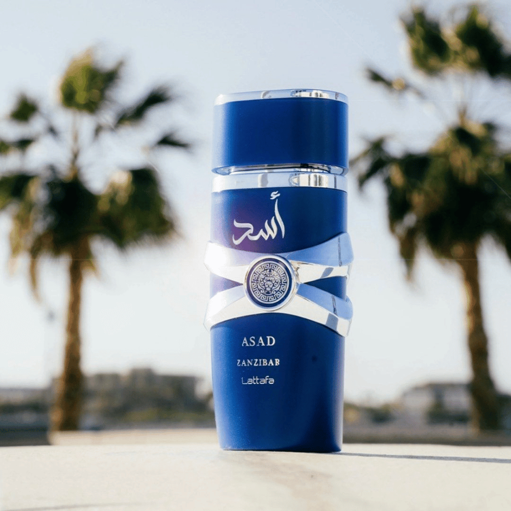 Lattafa ASAD Zanzibar 男性用香水 Asad Zanzibar Lattafa Eau de Parfum - Perfume Árabe Masculino