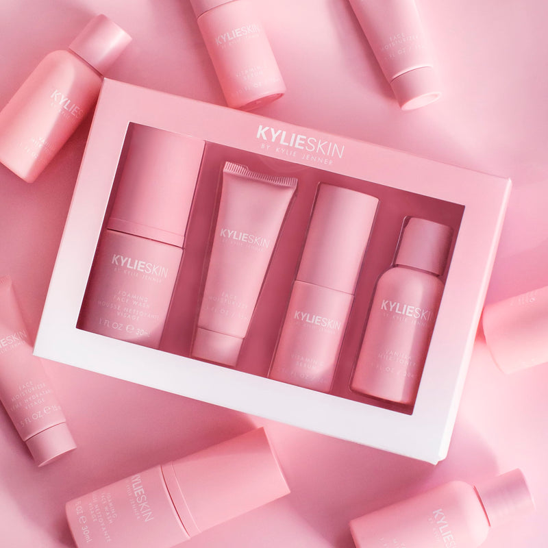 Kit Kylie Jenner Skin Care (4 peças) - Cosmeticos da ray