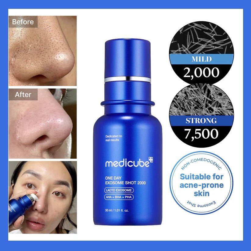 One Day Exosome Shot Medicube 7500 30ml - Cosmeticos da ray