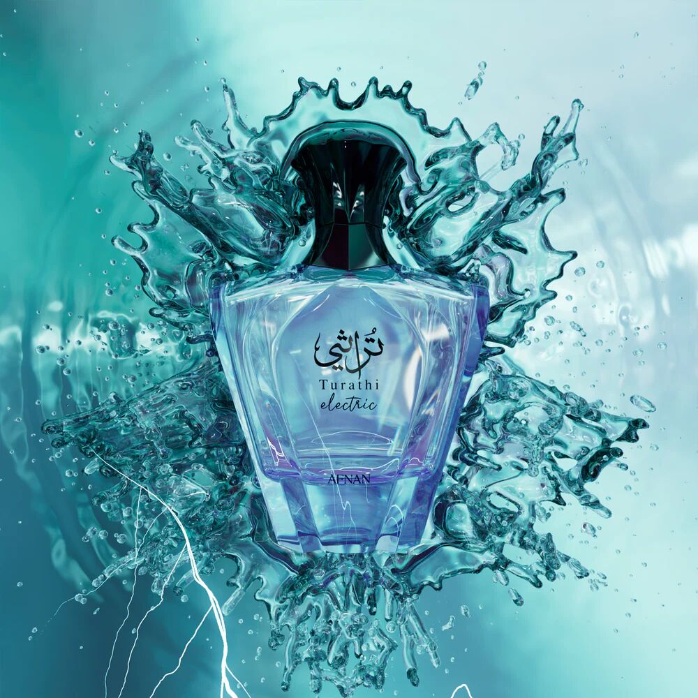 香水(男性用) Afnan Turathi Electric Turathi Electric Afnan Eau de Parfum - Perfume Árabe Masculino