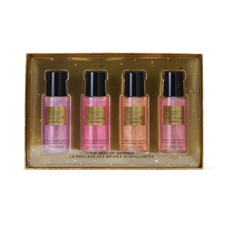 専用 Bath & Body Works Victoria’s Secret 4 Kit Victoria's Secret 4 Body Splash Shimmer Mais Vendidos