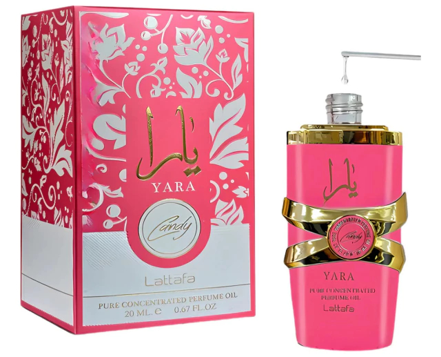 Yara Candy Lattafa Perfume em Óleo Concentrado - Perfume Árabe