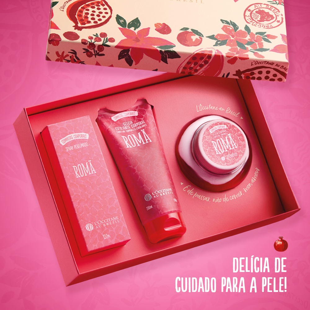 Kit Romã Texturas Irresistíveis L'Occitane - Cosmeticos da ray