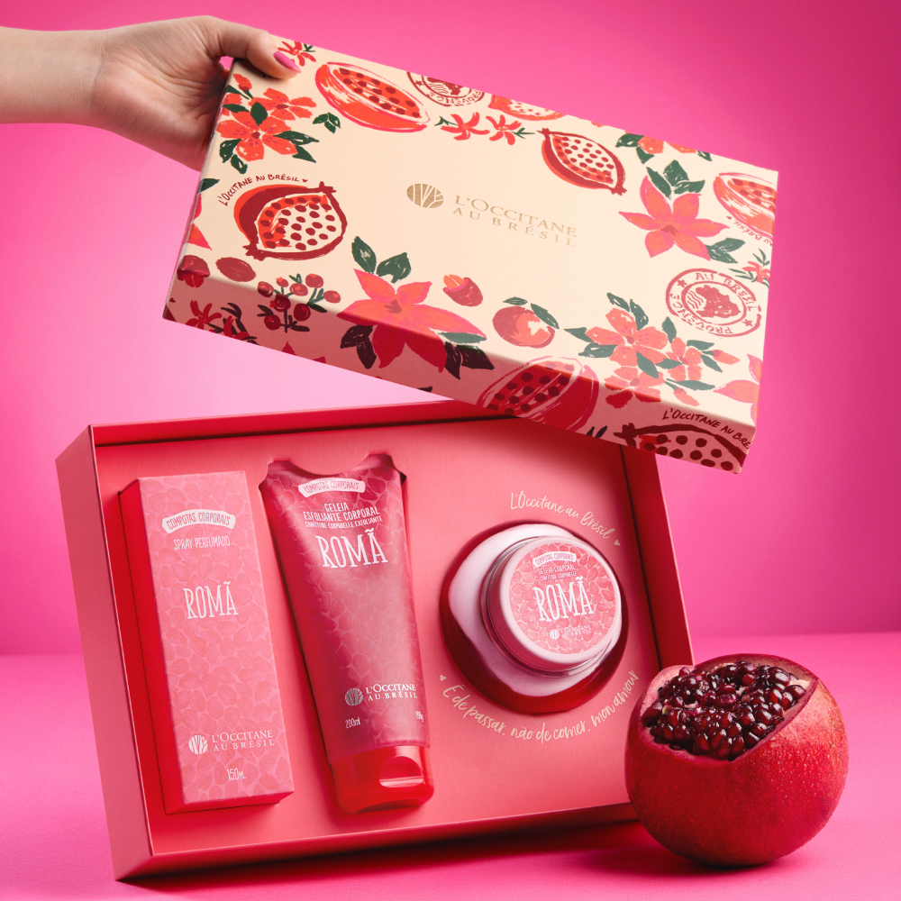 Kit Romã Texturas Irresistíveis L'Occitane - Cosmeticos da ray