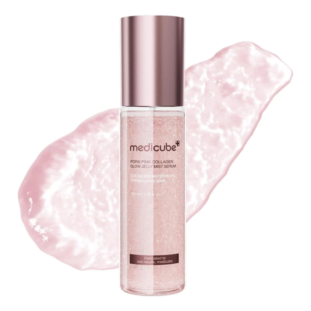 MoonbabySANENDI PINK GLOW 5ml x 美容液 PDRN Pink Collagen Glow Jelly Mist Serum Medicube 100ml