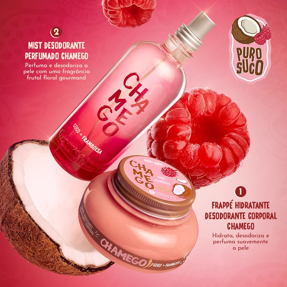 Kit Chamego L'Occitane Au Bresil: Mist Desodorante 150ml + Frappé