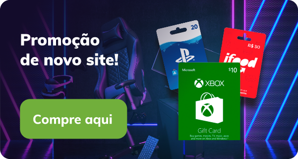 MICROSOFT GIFT CARD XBOX R$100 REAIS - GCM Games - Gift Card PSN, Xbox,  Netflix, Google, Steam, Itunes