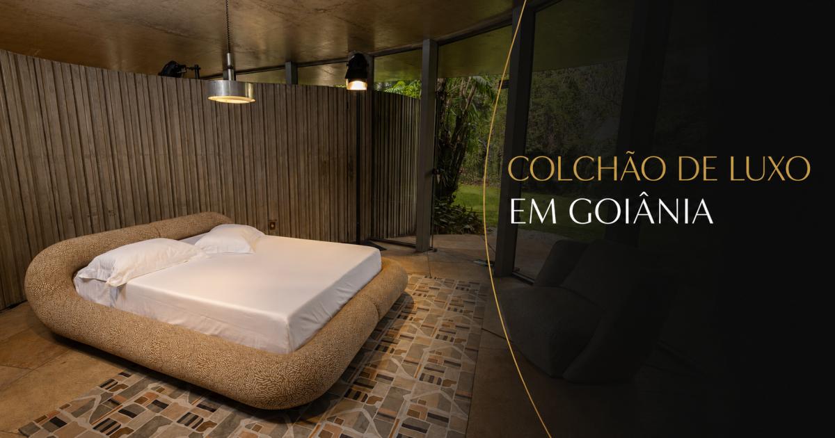 Quarto sofisticado com colchão de luxo em Goiânia da Vuler Colchões