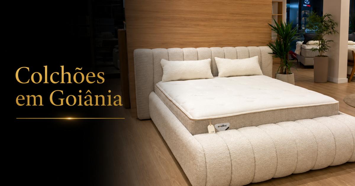 Showroom da Vuler com colchões em Goiânia no Setor Marista