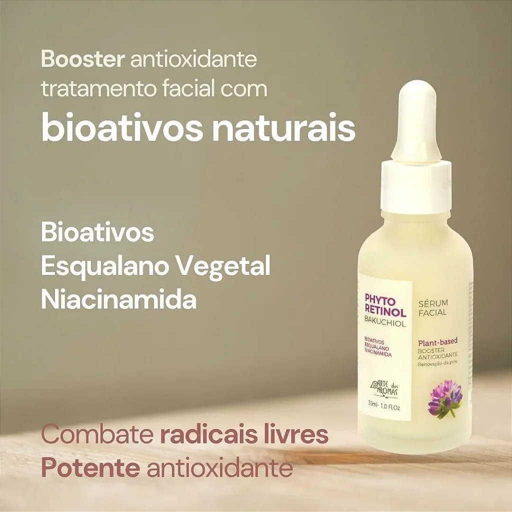 Sérum Phyto Retinol Bakuchiol - Arte dos Aromas - Cosméticos
