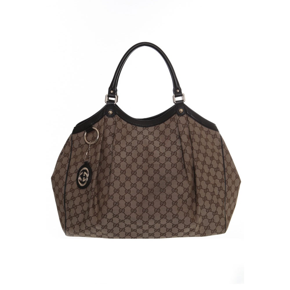 Bolsa Gucci Sukey Monogram Maxi Loja de artigos de luxo secondhand