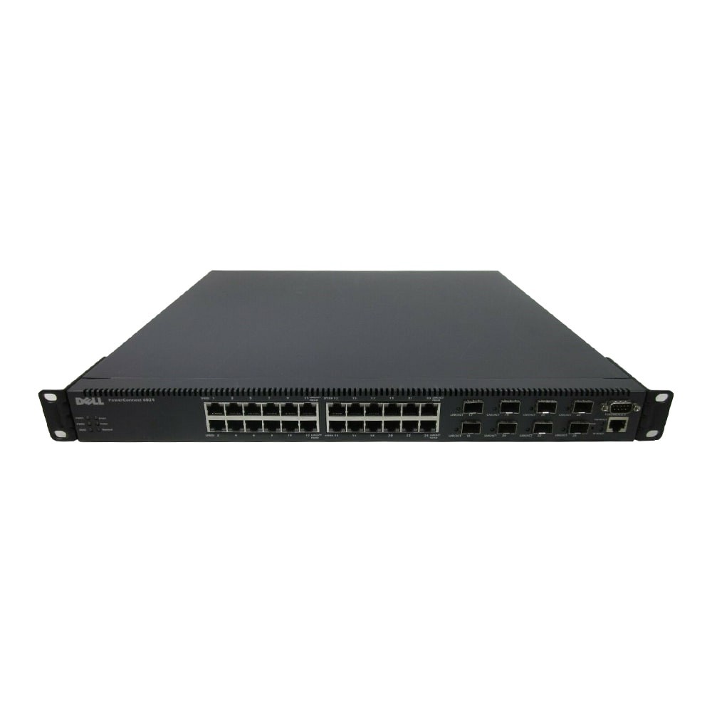 Switch Dell PowerConnect 6024 - 24x 1Gbps + 8x SFP - Seminovo