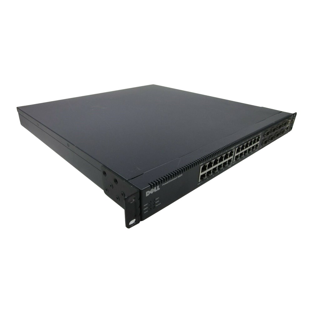 Switch Dell PowerConnect 6024 - 24x 1Gbps + 8x SFP - Seminovo