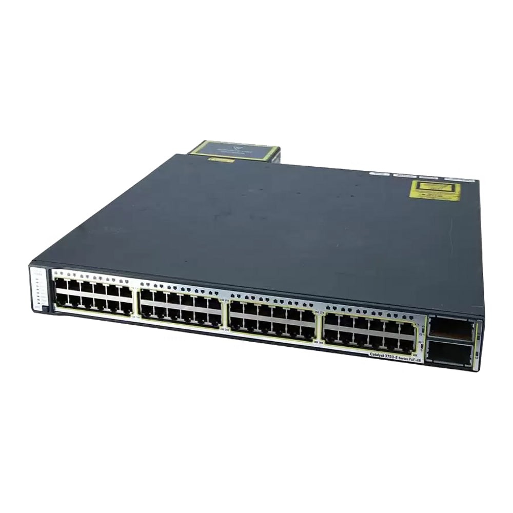 Switch Cisco Catalyst 3750E-48PD-SF - 48x 1Gbps PoE - Seminovo