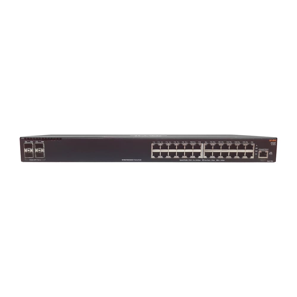 Switch HP Aruba 2930F 24G PoE+ 4SFP (JL261A) - Infobell