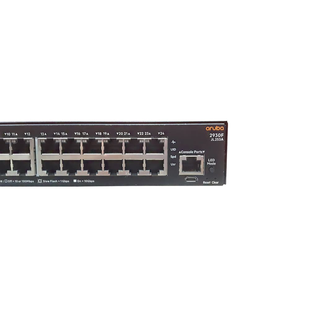 Switch HP Aruba 2930F 24G PoE+ 4SFP (JL261A) - Infobell