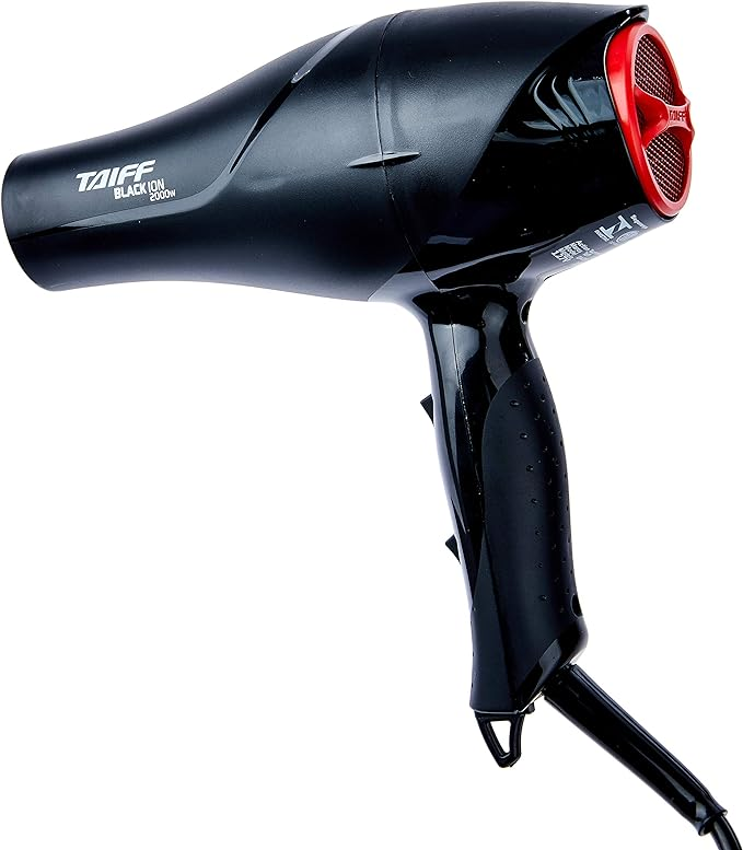 Secador Taiff Black Ion, 2000W, 127V, Preto - Dinna Móveis