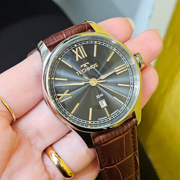 Relógio Technos Masculino Executive Prata 2115twy/0p - Retran