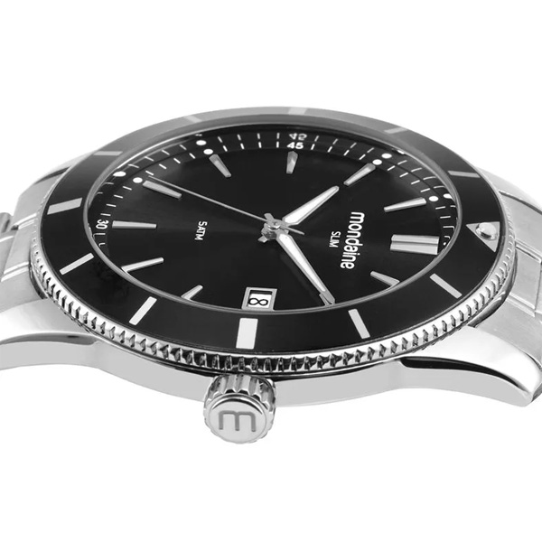 Relógio Masculino Caixa Slim Calendário Prata 32947g0mvne3