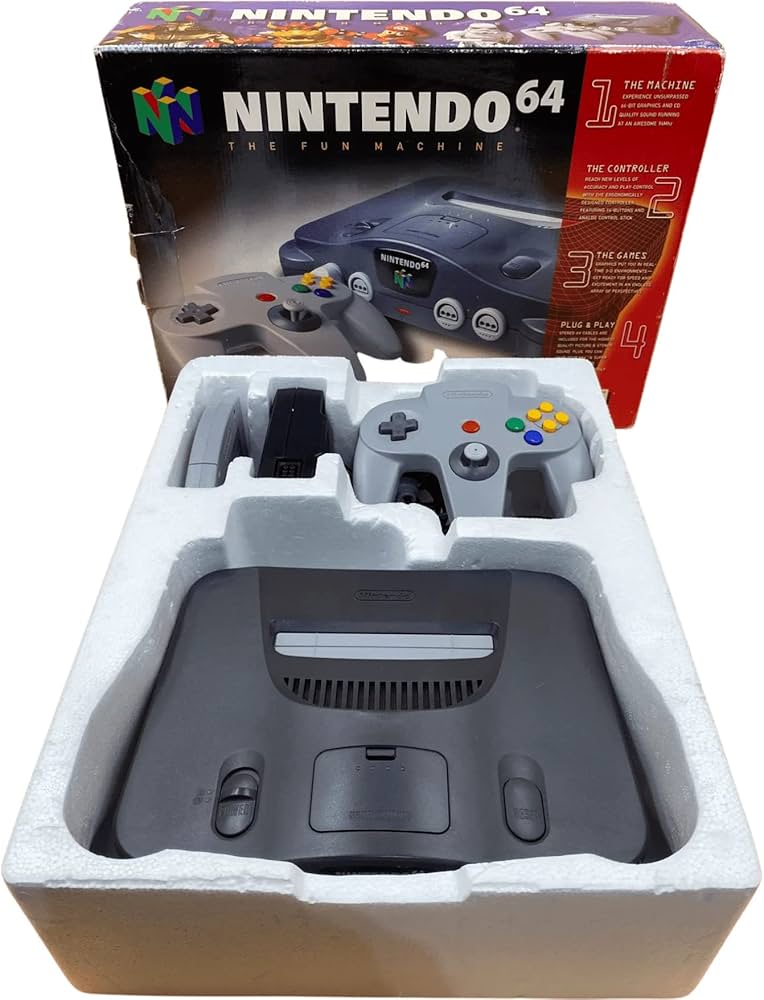 Console Nintendo 64 Completo com 007 goldeneye - Seminovo - Game X Console Nintendo 64 Completo com 007 goldeneye - Seminovo - Game X