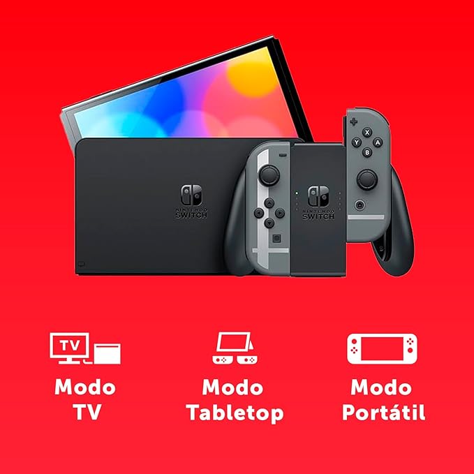 Nintendo Switch Oled Smash Bros Desbloqueado Seminovo - STONE GAMES