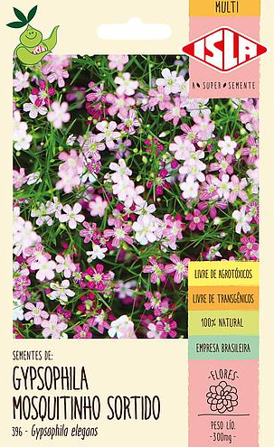 Sementes de Gypsophila Mosquitinho Sortido 300mg - Isla Multi