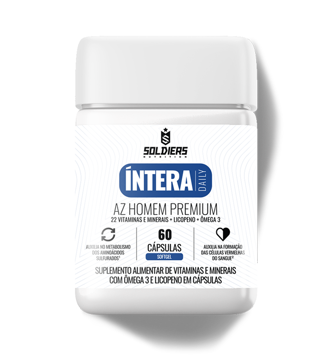 AZ Homem Premium Íntera Daily Multivitamínico Masculino Completo - Soldiers Nutrition