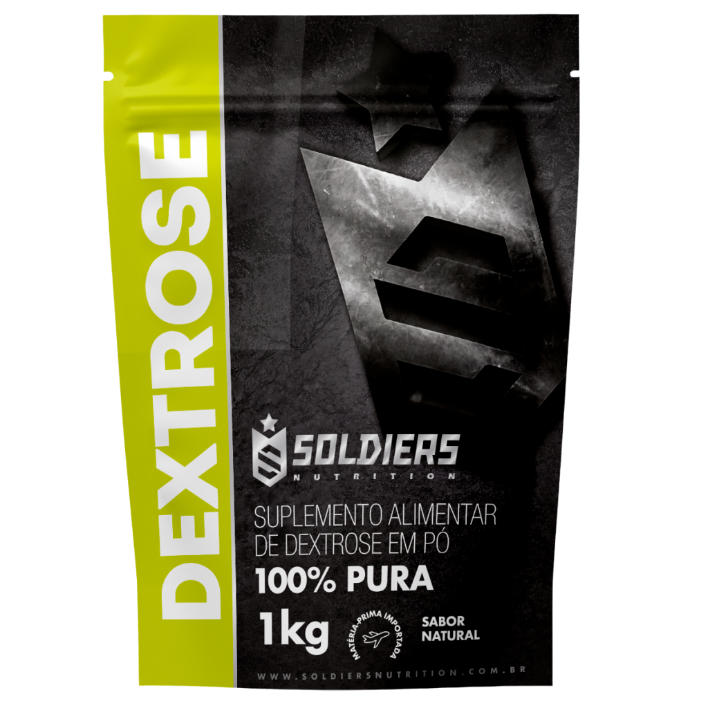 Dextrose 1Kg – 100% Puro Importado – Soldiers Nutrition