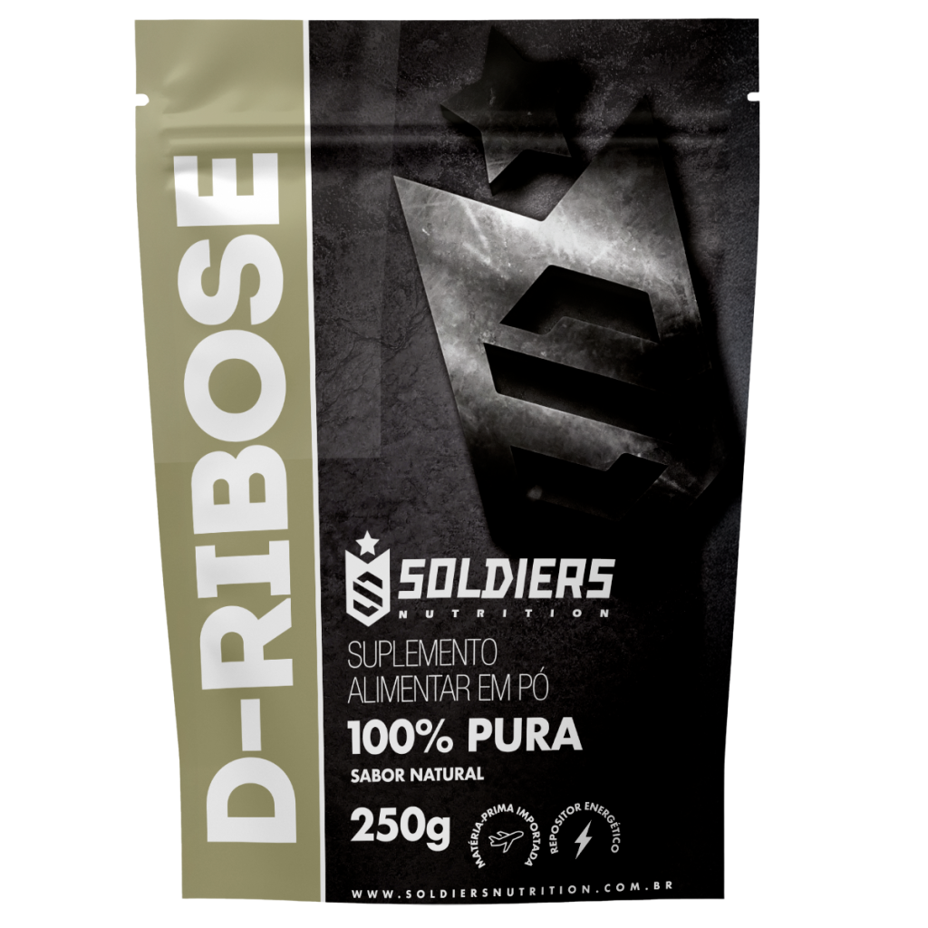 D – Ribose 250g – 100% Puro Importado – Soldier Nutrition