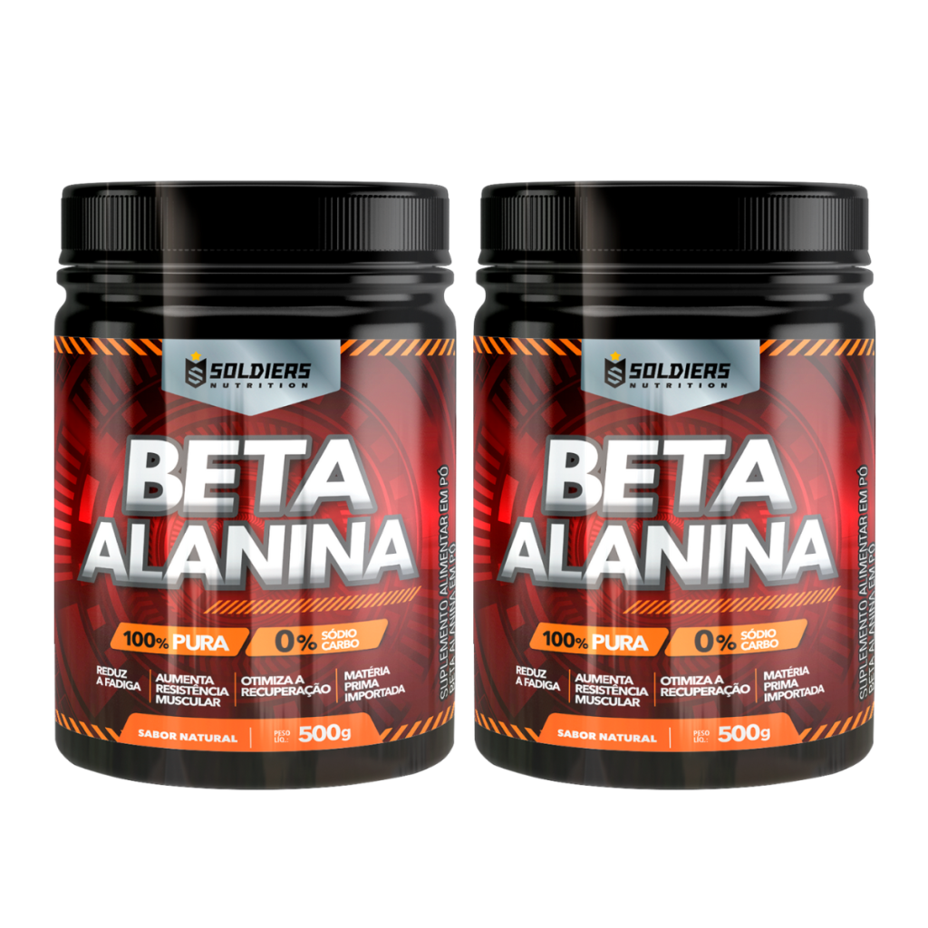 Beta Alanina 1kg – 100% Puro Importado – Soldiers Nutrition