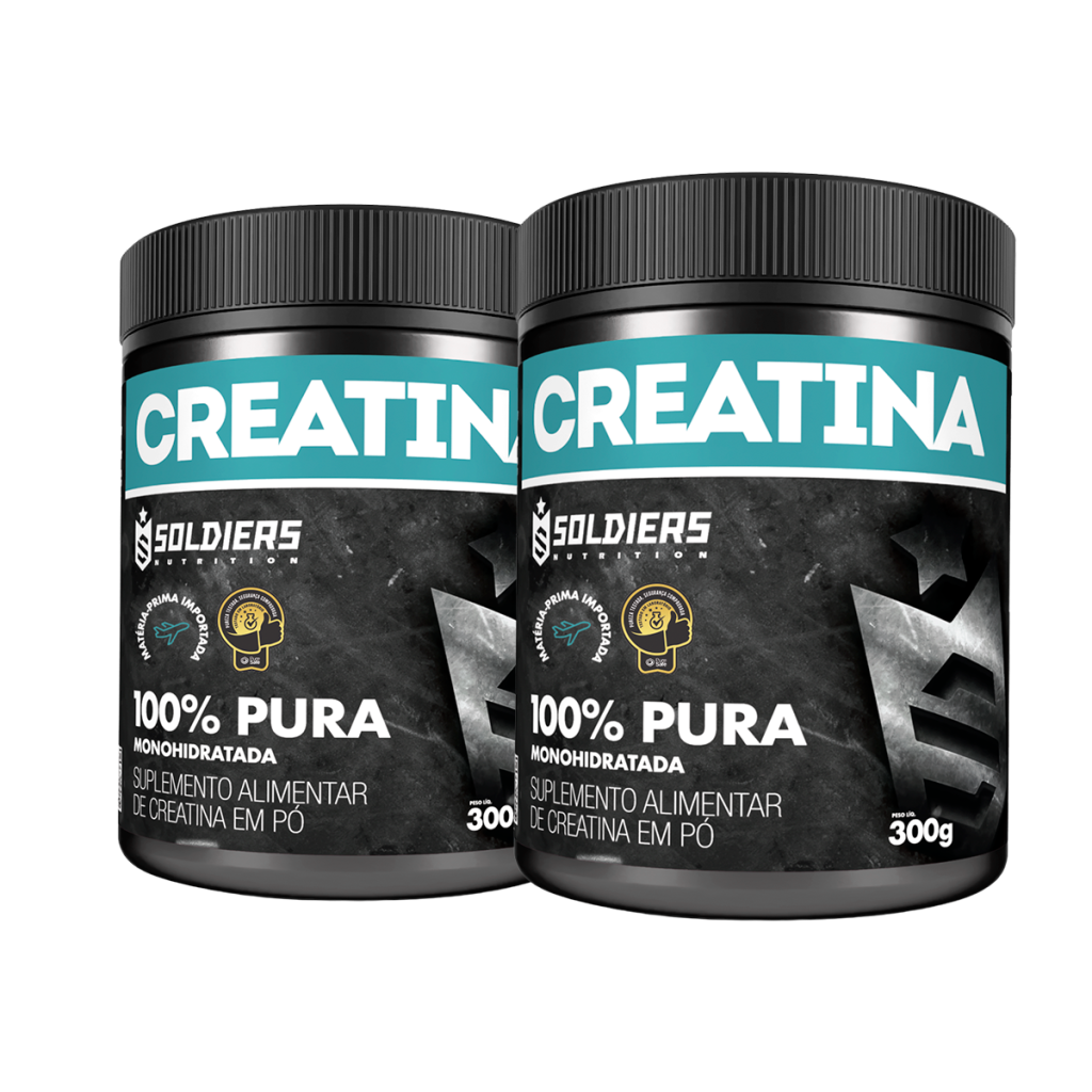 Kit: 2x Creatina Pote 300g – Soldiers Nutrition