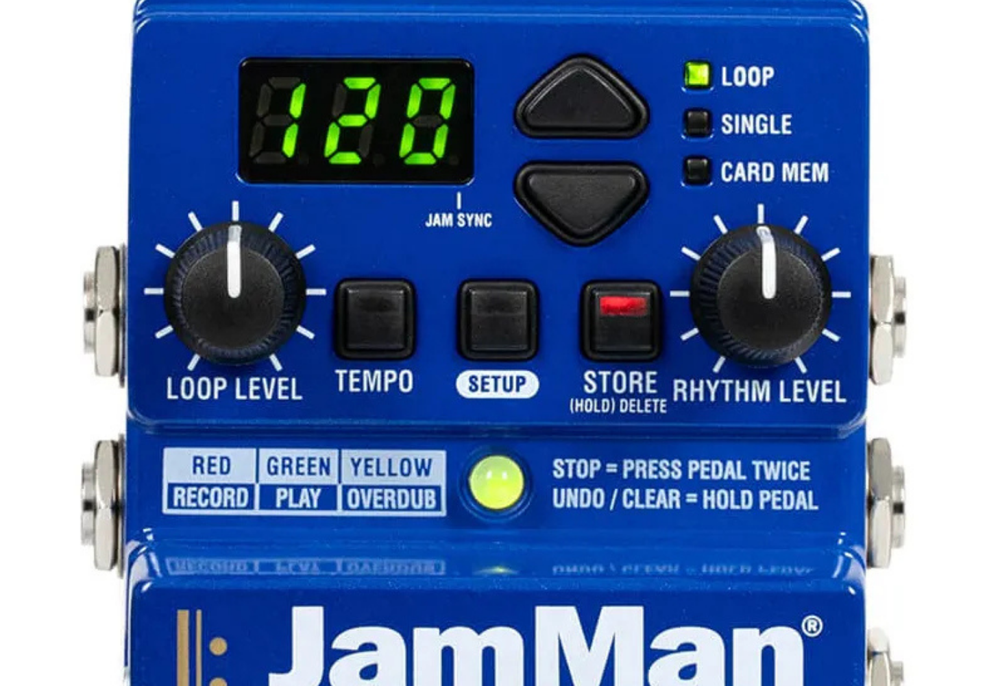 Digitech JamMan Stereo V04 em uso