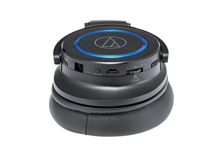 Headset gamer ATH-G1WL com design premium sem fio