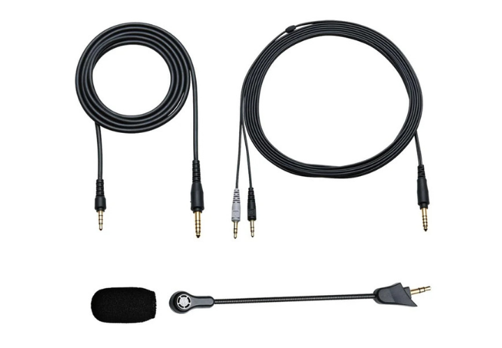 Controles de volume e mudo integrados no earcup esquerdo