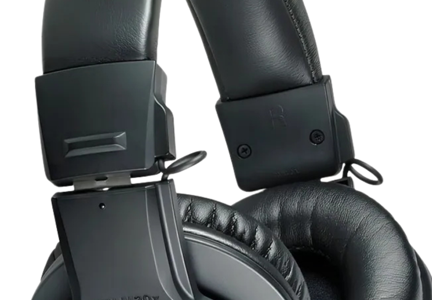 Detalhe do earcup e da construção robusta do ATH-M20x