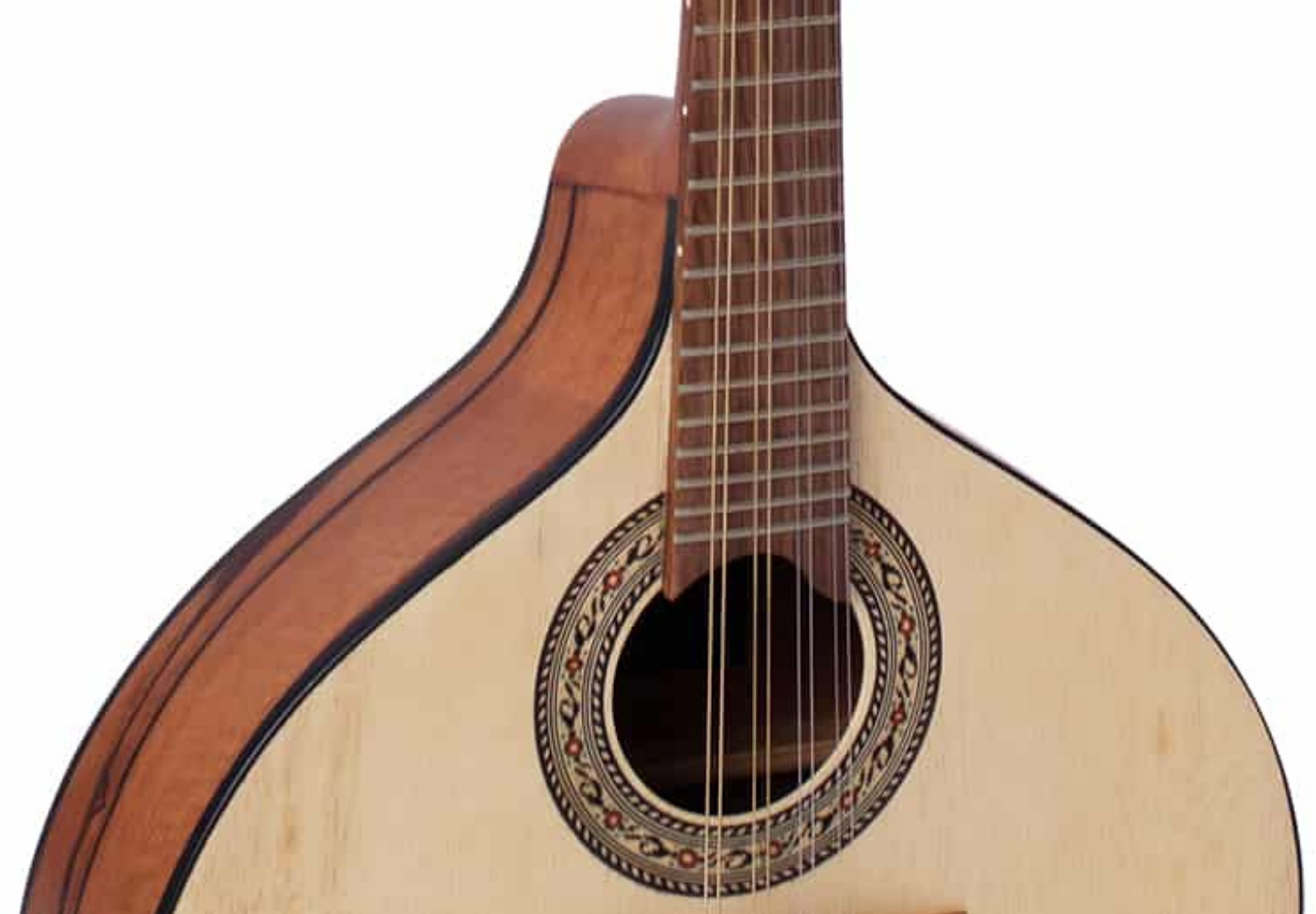 Detalhe do cavalete e do som acústico
