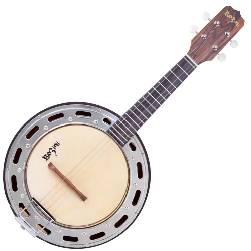 Banjo Rozini RJ14ELFI estudante passivo fosco imbuia captação iniciante choro