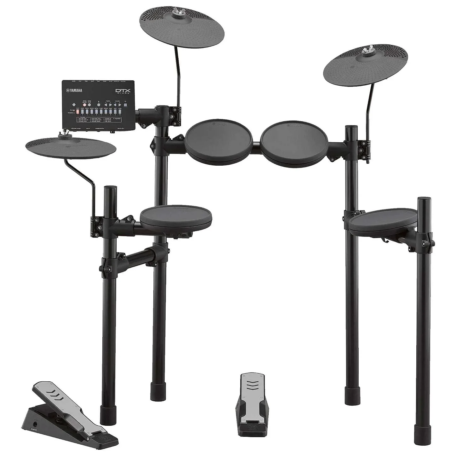 Bateria eletrônica Yamaha DTX-402K preta módulo DTX402 estudo silencioso