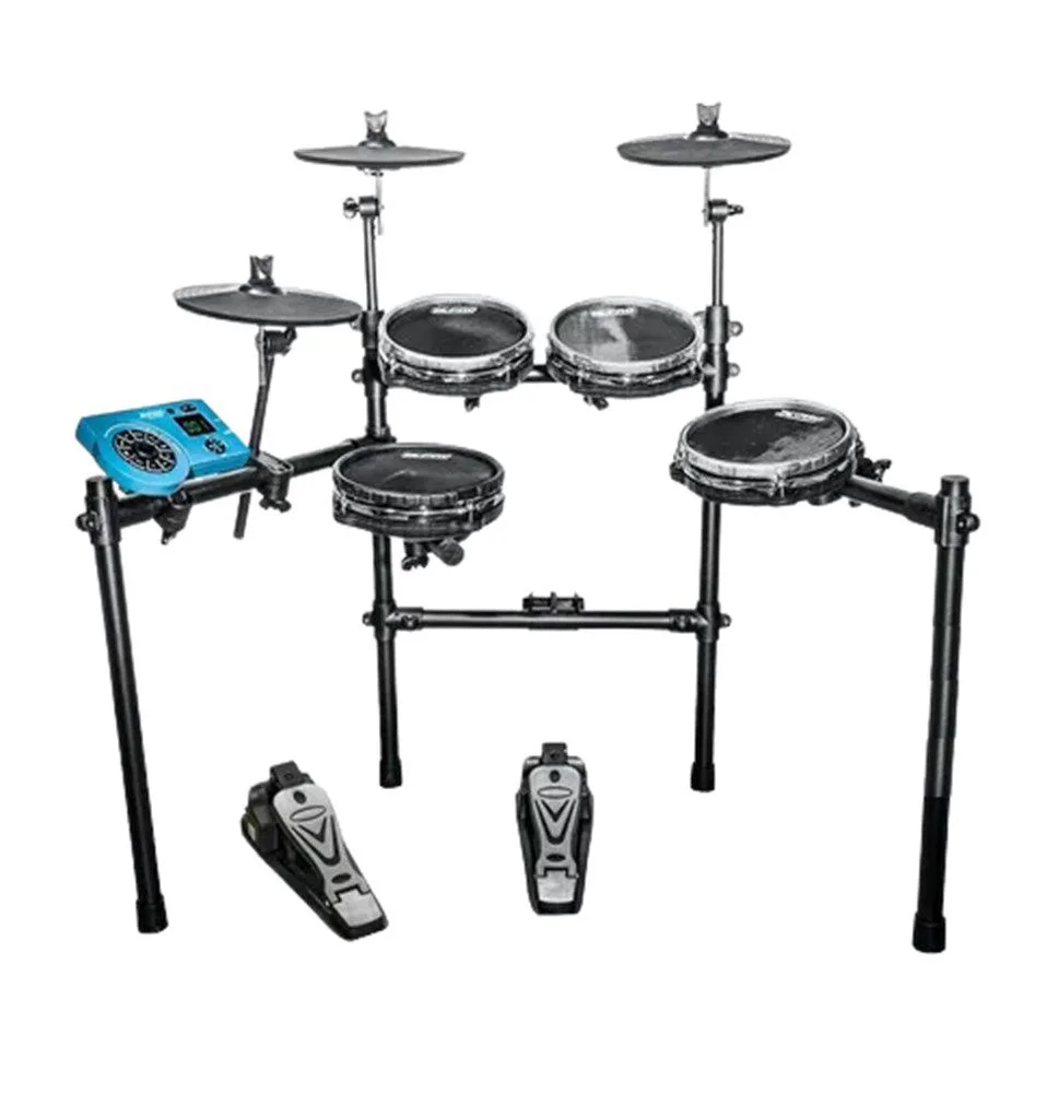 Bateria eletrônica X Pro ED4 Full Mesh Head pads dual zone estudo apartamento