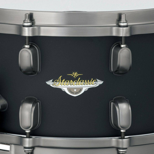 Caixa Para Bateria Tama MAS1465-PBK Starclassic Piano Black 14x6,5 colse