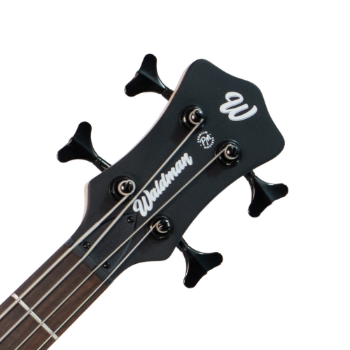 Headstock com tarraxas blindadas pretas