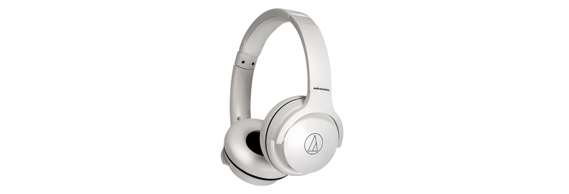 Fone de ouvido ATH-S220BTWH branco com design leve e confortável
