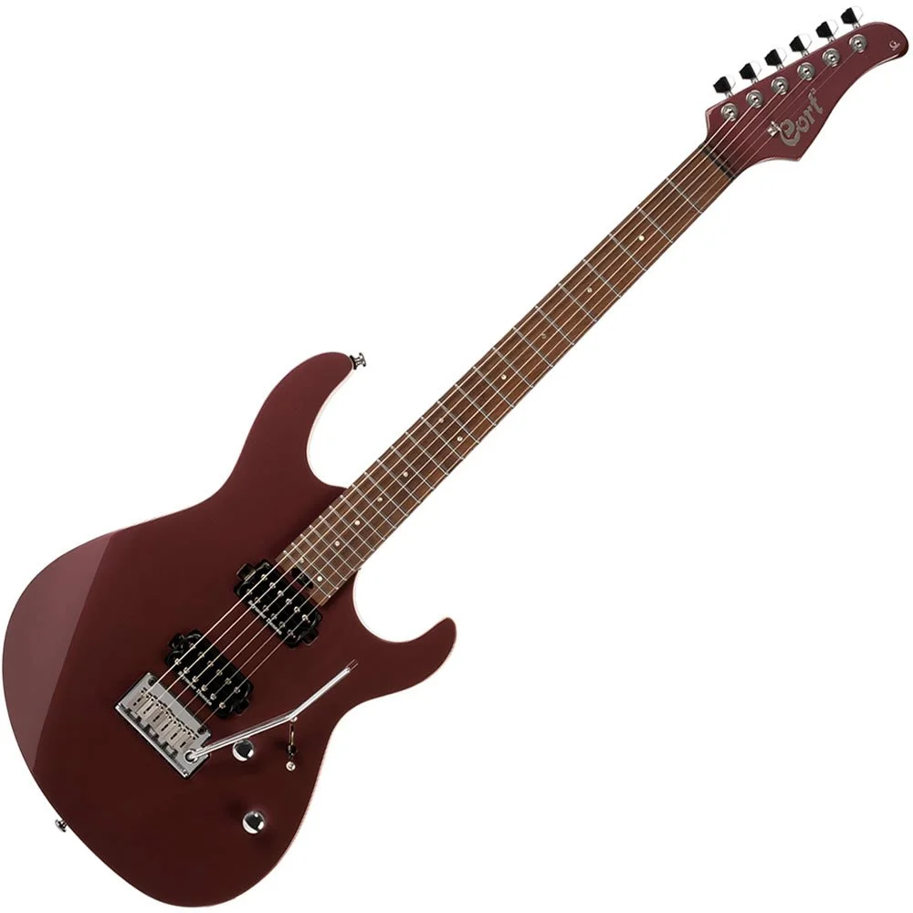 Guitarra Cort G300 Pro HH Vivid Burgundy com humbuckers alta saída para rock metal