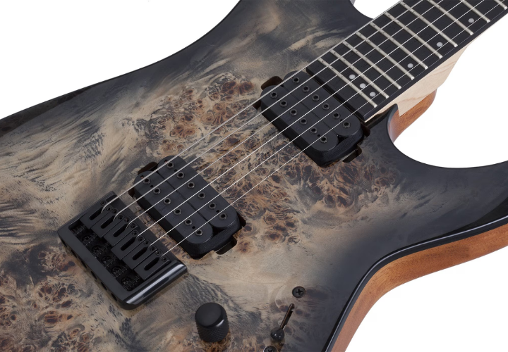 Ponte Schecter Custom Hardtail com string-through