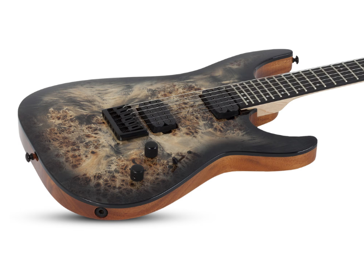 Ponte Schecter Custom Hardtail com string-through