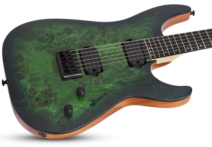 Ponte Schecter Custom Hardtail com string-through