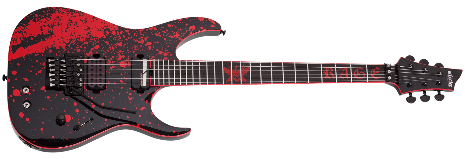 Guitarra Schecter Sullivan King Banshee-6 FR-S OB Obsidian Blood
