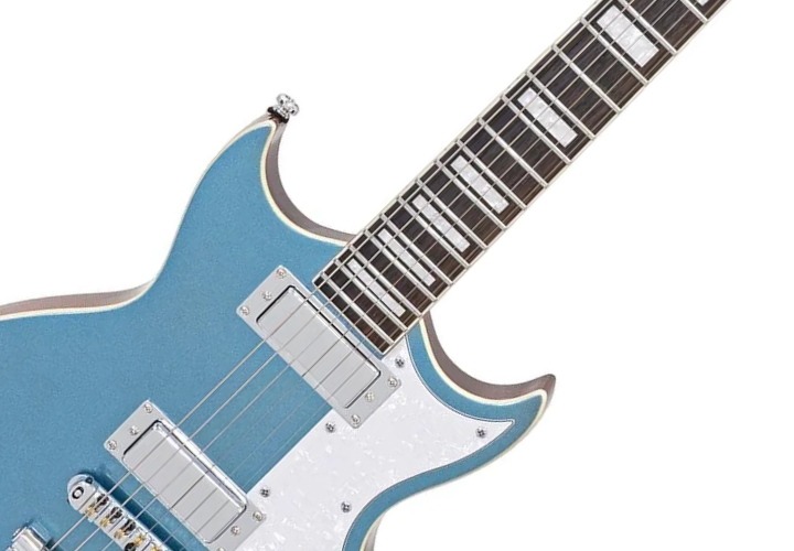 Corpo chambered em mogno Phantom Blue