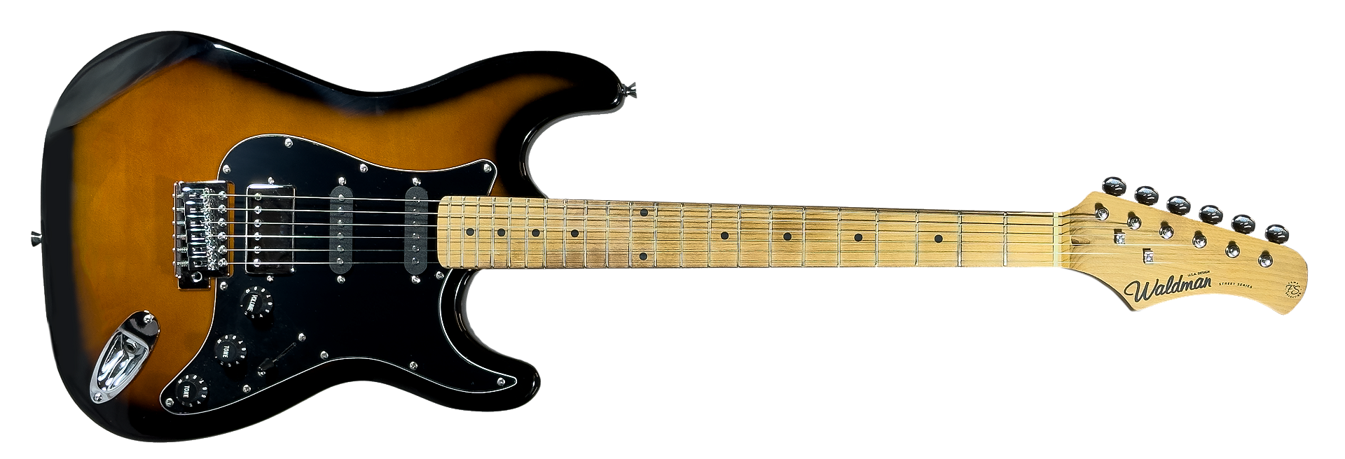 Guitarra Waldman ST-311X BS/B Strato Brown Sunburst